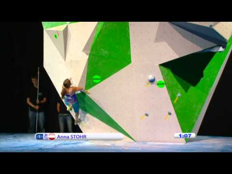 IFSC Climbing World Championships Paris 2012 - Replay Women&#039;s Bouldering &amp; Paraclimbing Finals